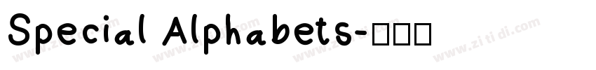 Special Alphabets字体转换